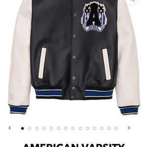 Black and White Varsity Jacket (never worn)
